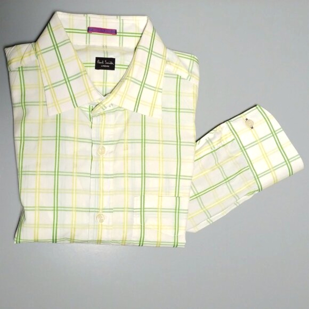 $295 Paul Smith Luxury Button Up Sz 16